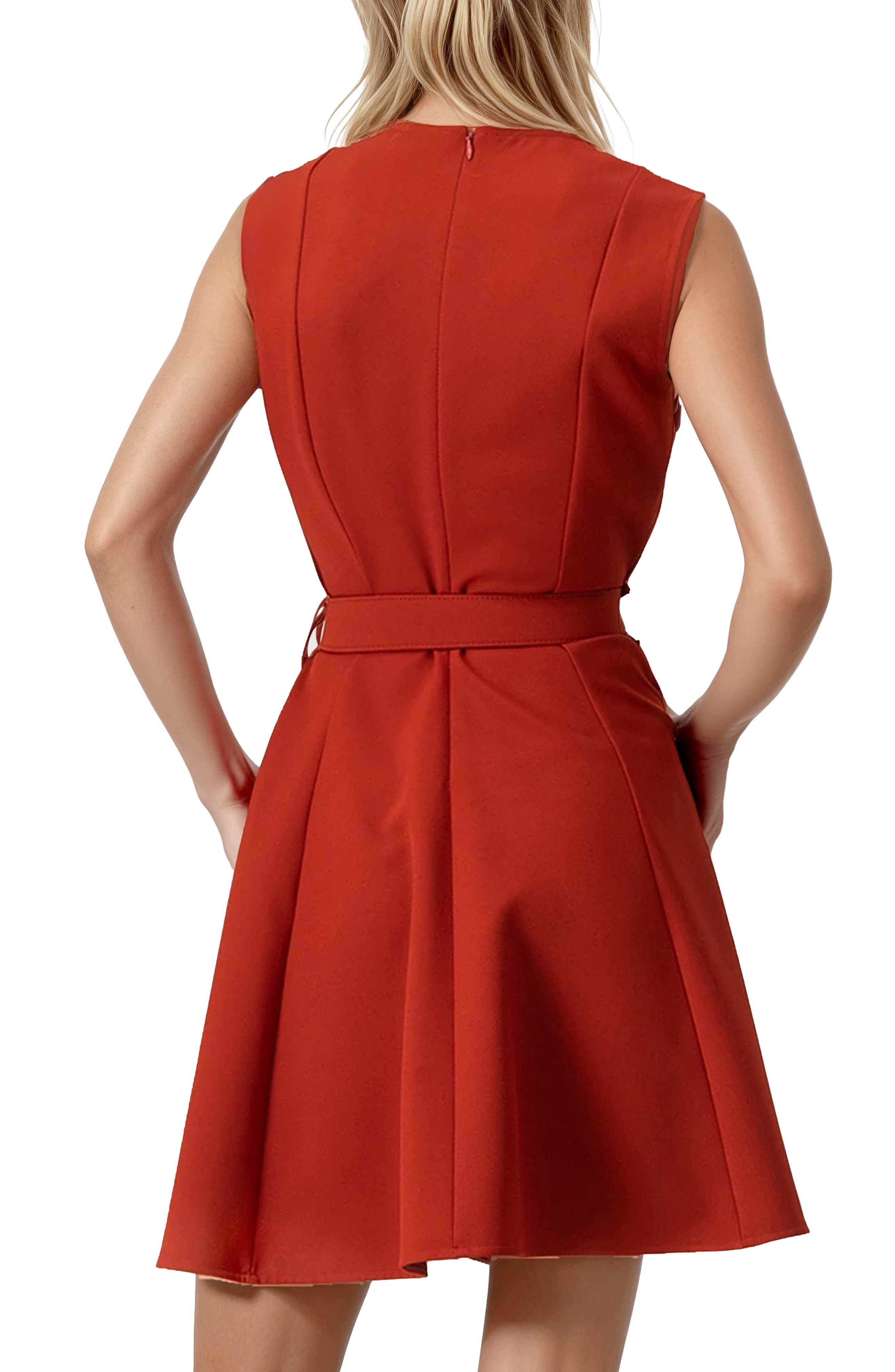 A-Line Belted Dress - image 2