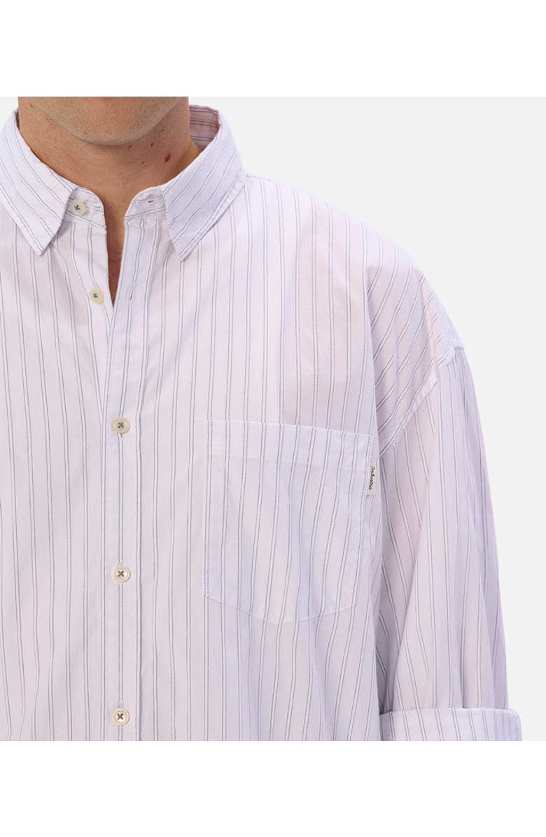 Industrie Australia The Yale Long Sleeve Shirt, Alternate, color, Off White Blue