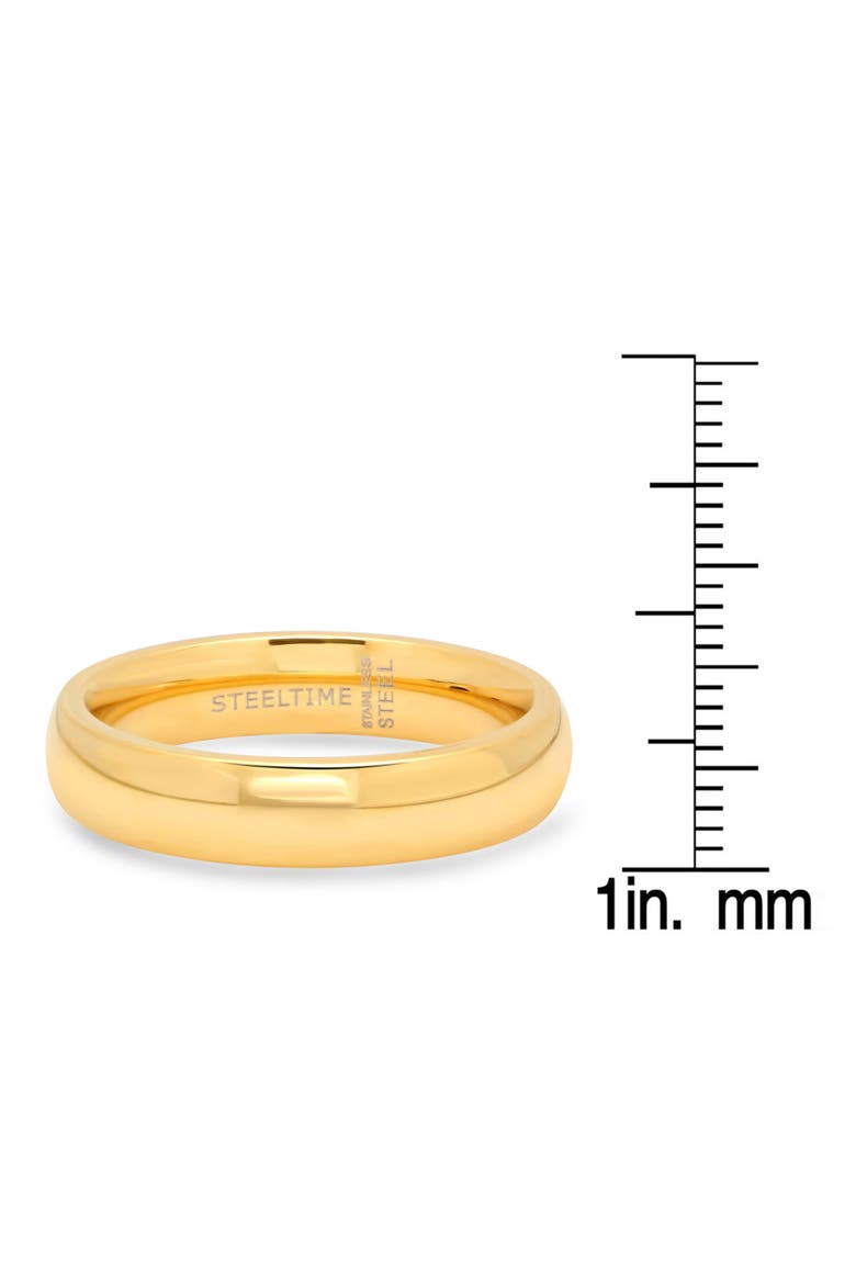 4mm 18k Gold Plated Band Ring, Alternate, color, GOLD