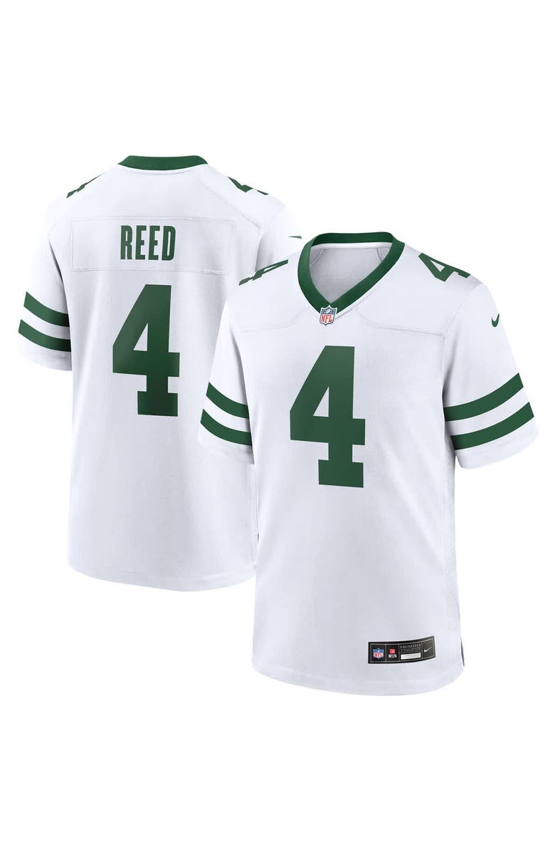 Nike Men's Nike D.J. Reed Legacy White New York Jets Game Jersey, Main, color, 