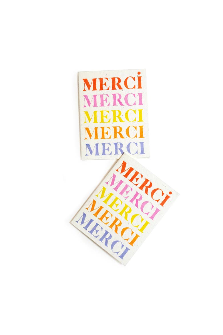 Seed Cards - Merci Print - 8-Pack, Main, color, Multi