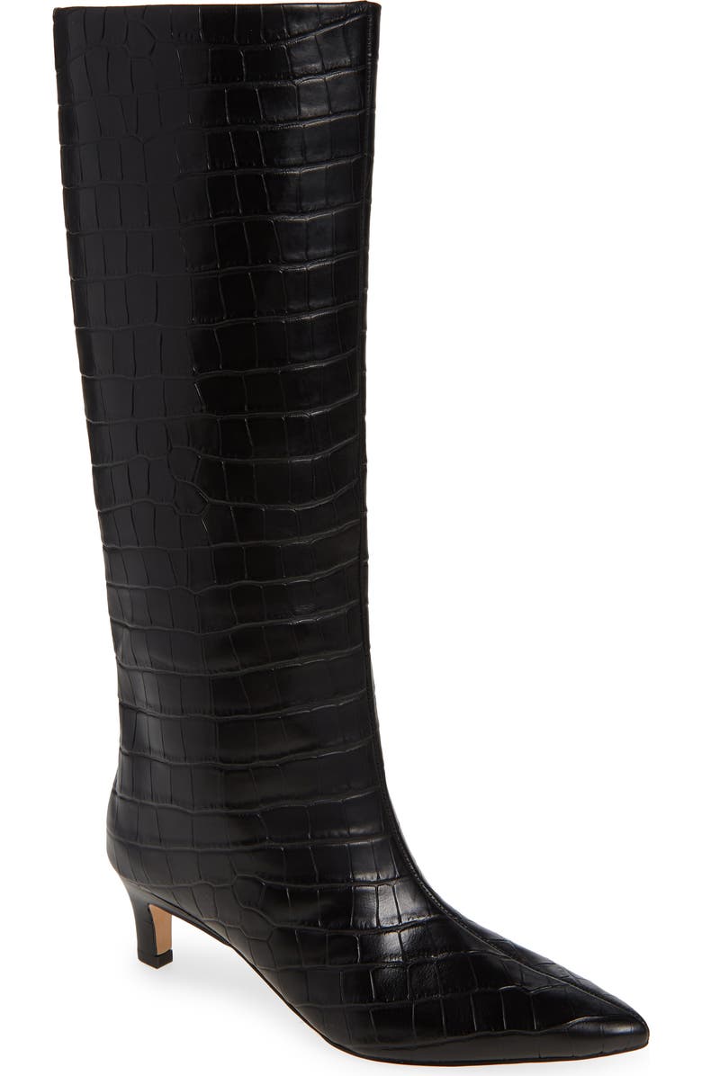 Nordstrom Dauphine Kitten Heel Knee High Boot, Main, color,