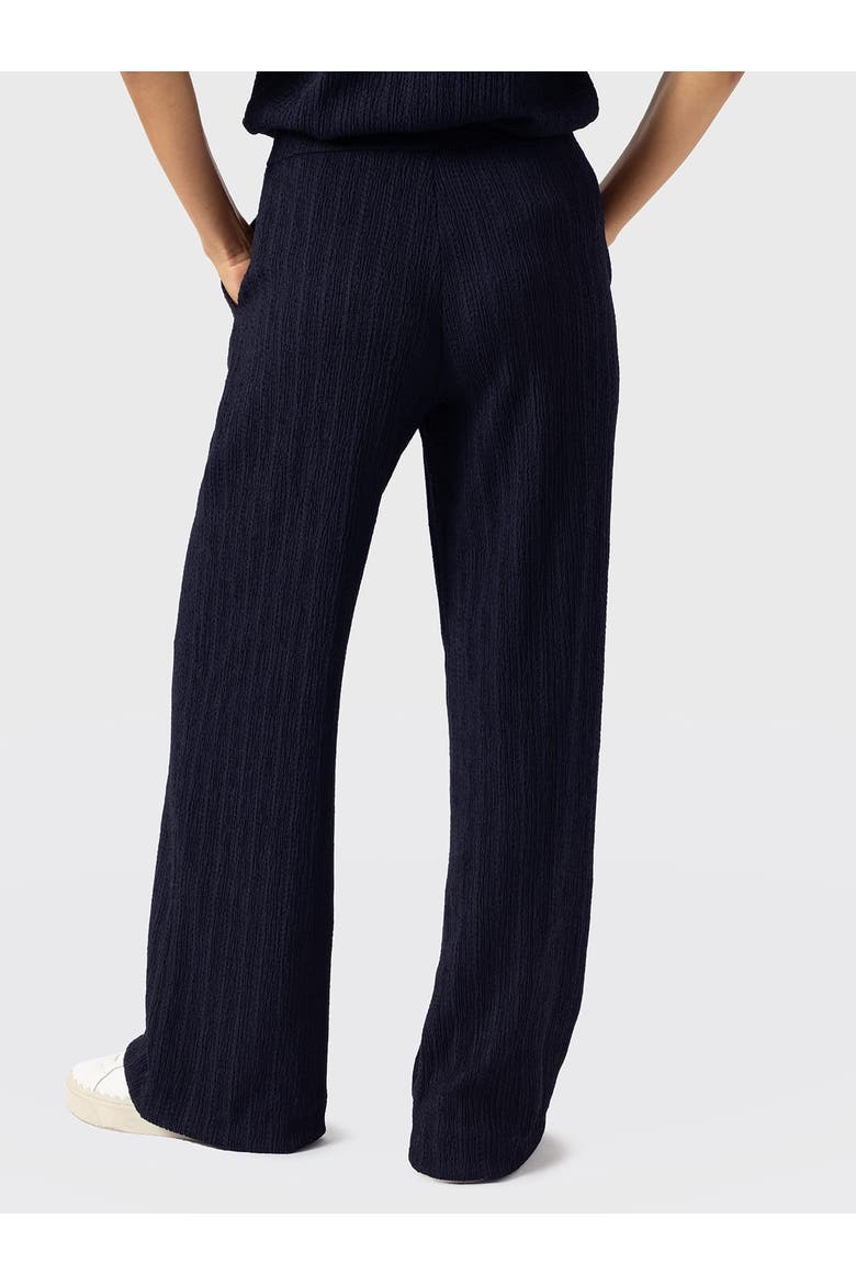 Hoxton Wide Leg Pant, Alternate, color, Navy Textured
