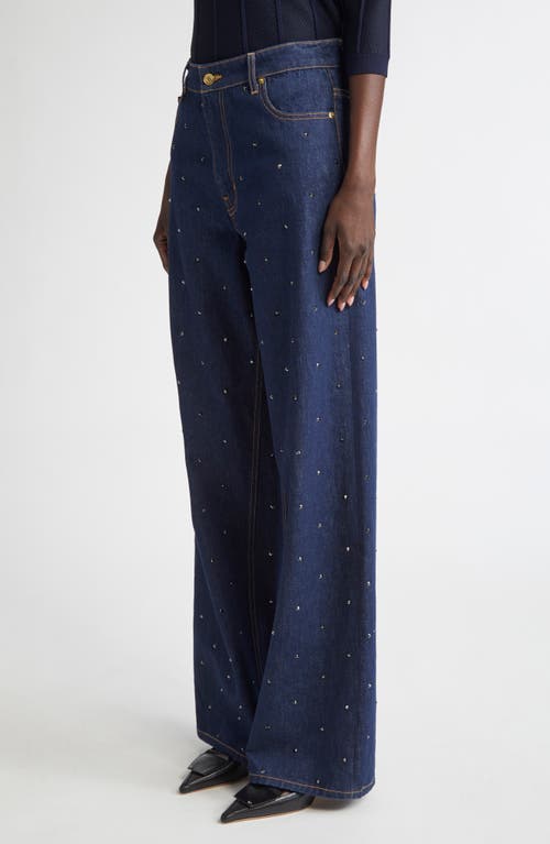 St John St. John Collection Rhinestone Embellished Jeans
