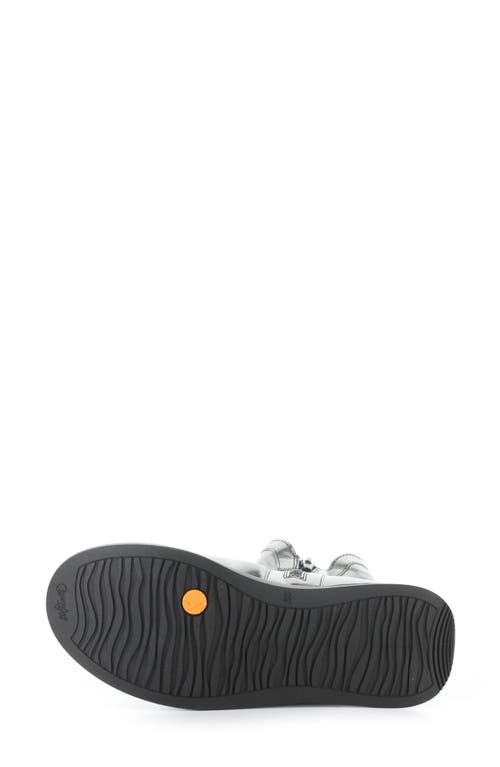 Softinos By Fly London Abil Platform Wedge Bootie In Gray