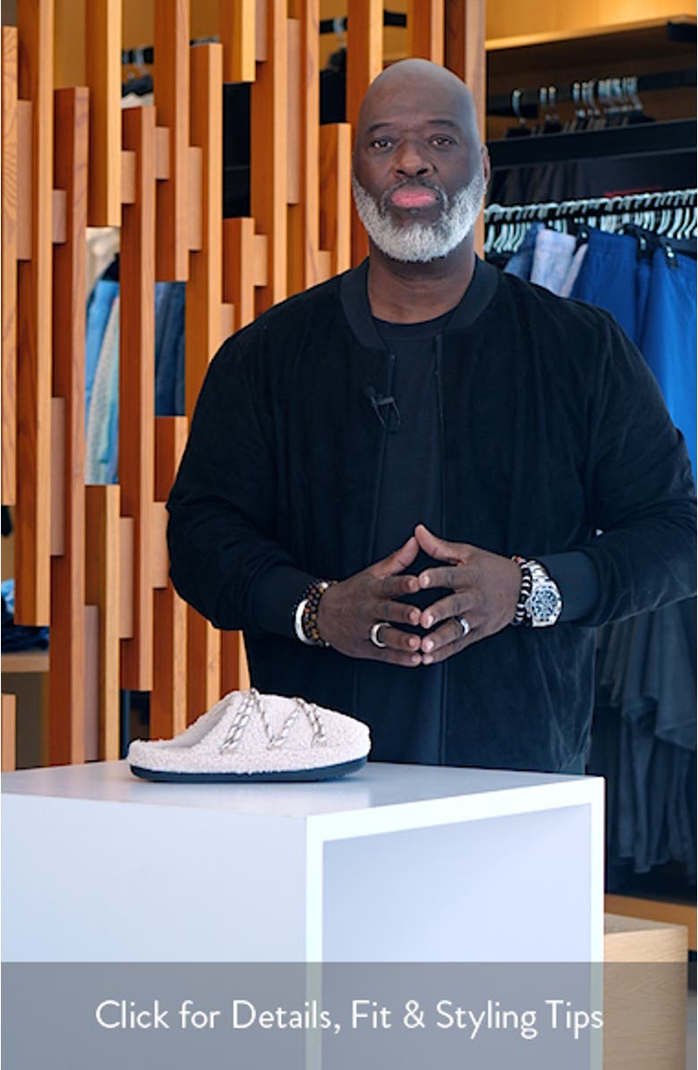 Teddy Water Repellent Scuff Slipper, sales video thumbnail