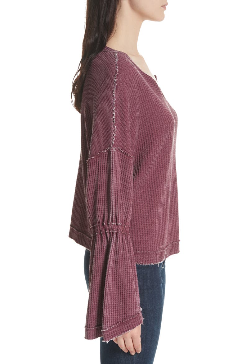Dahlia Thermal Top, Alternate, color, WINE