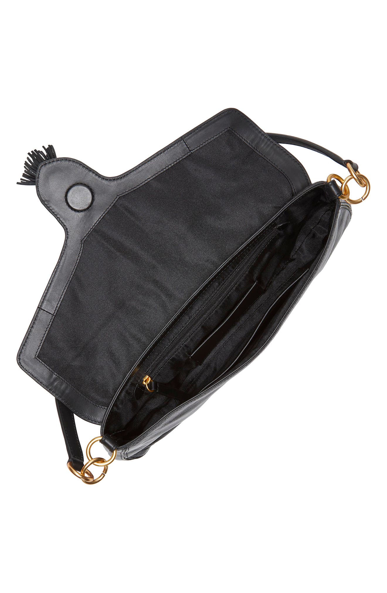 Vince Camuto Maecy Leather Shoulder Bag, Alternate, color, 