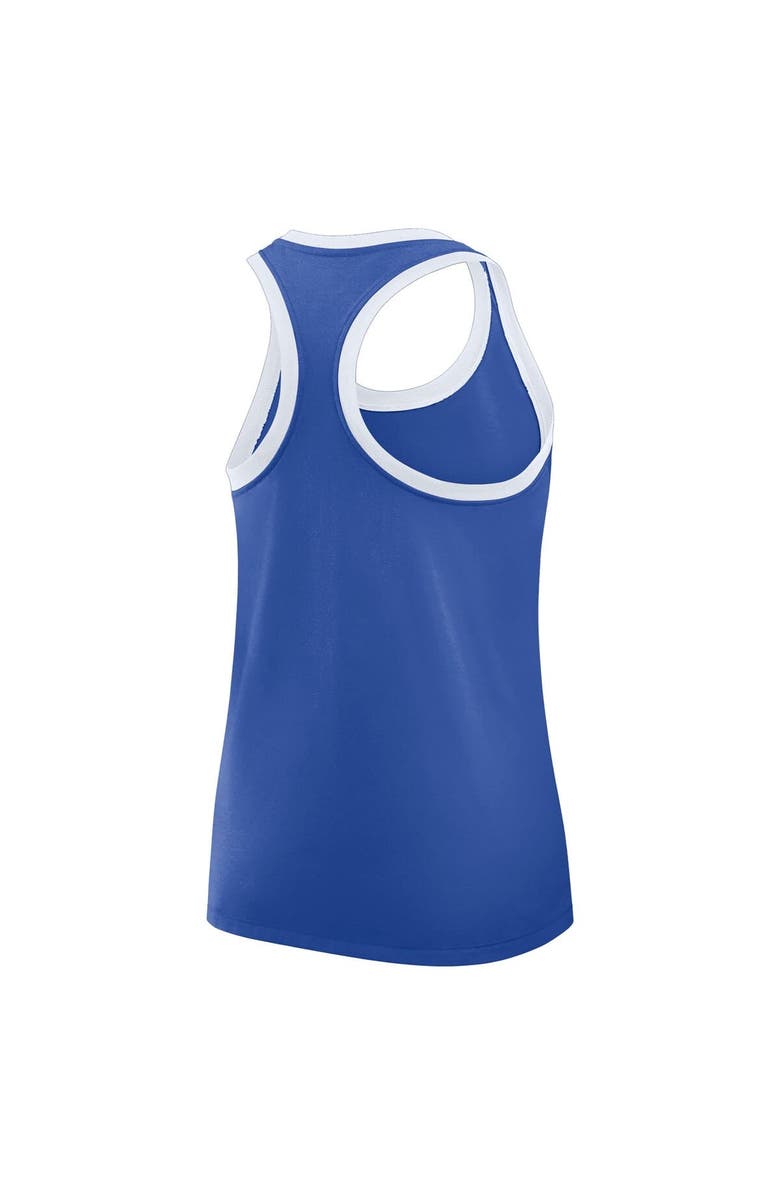 Nike Women's Nike Royal Duke Blue Devils Primetime Tri-Blend Racerback Tank Top, Alternate, color,