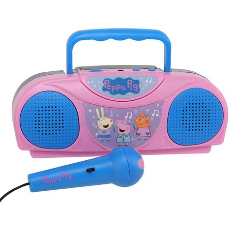 Portable Radio Karaoke with Microphone