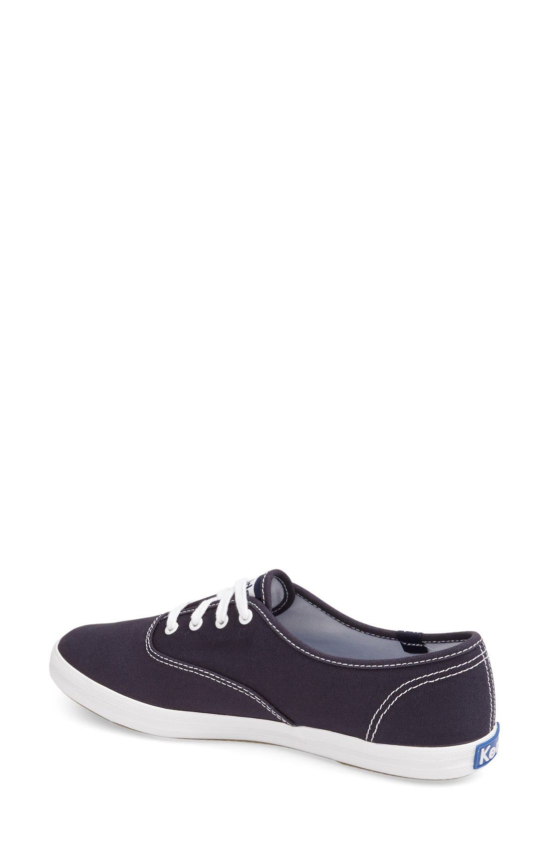 'Champion' Canvas Sneaker, Alternate, color, NAVY CANVAS