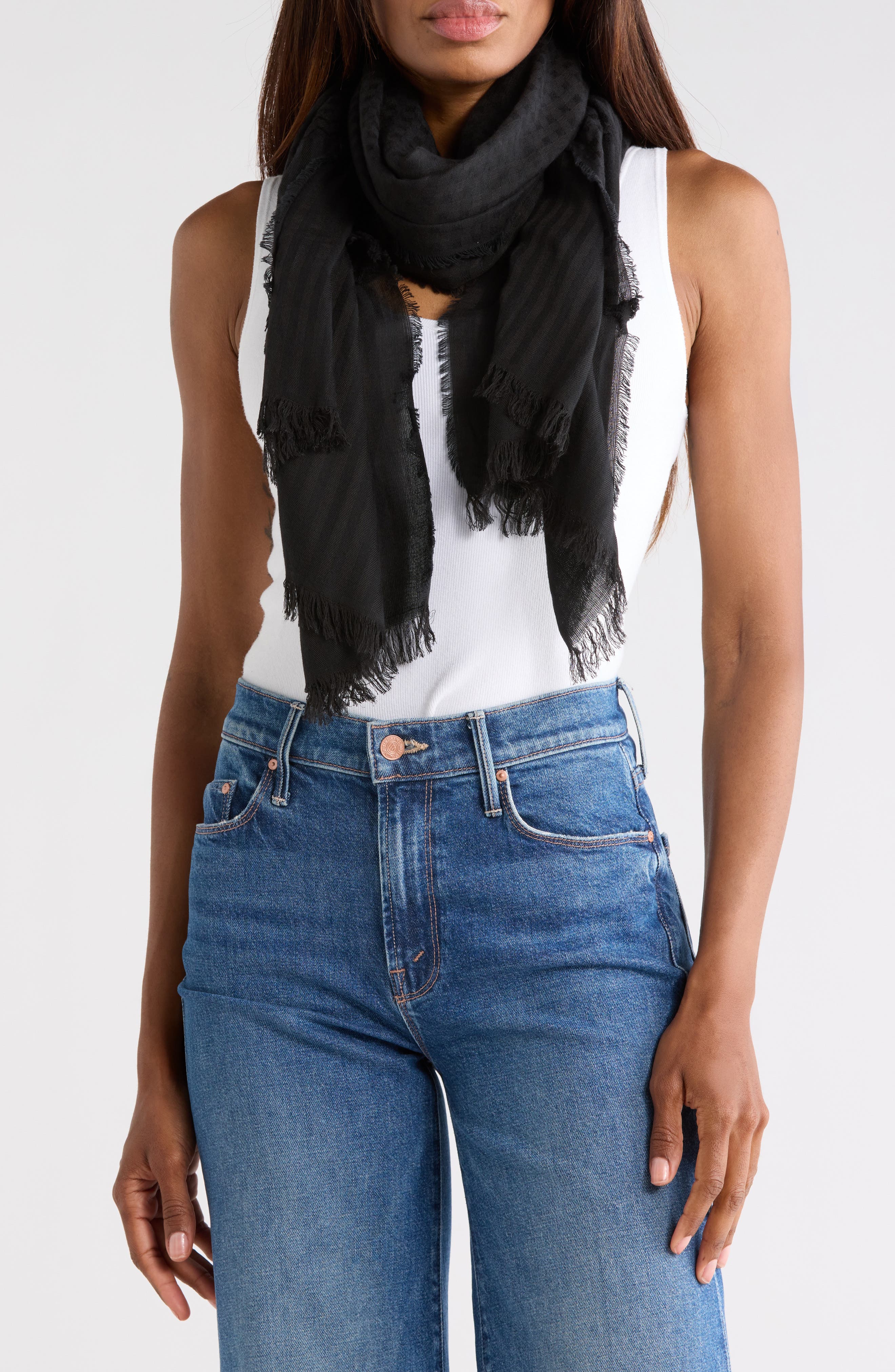 Longchamp Textured Scarf