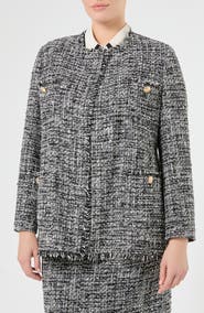 Marina Rinaldi Cardato Tweed Jacket