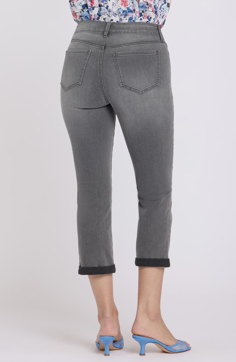 NYDJ Chloe Cuffed Capri Jeans, Alternate, color, Dusty Ash
