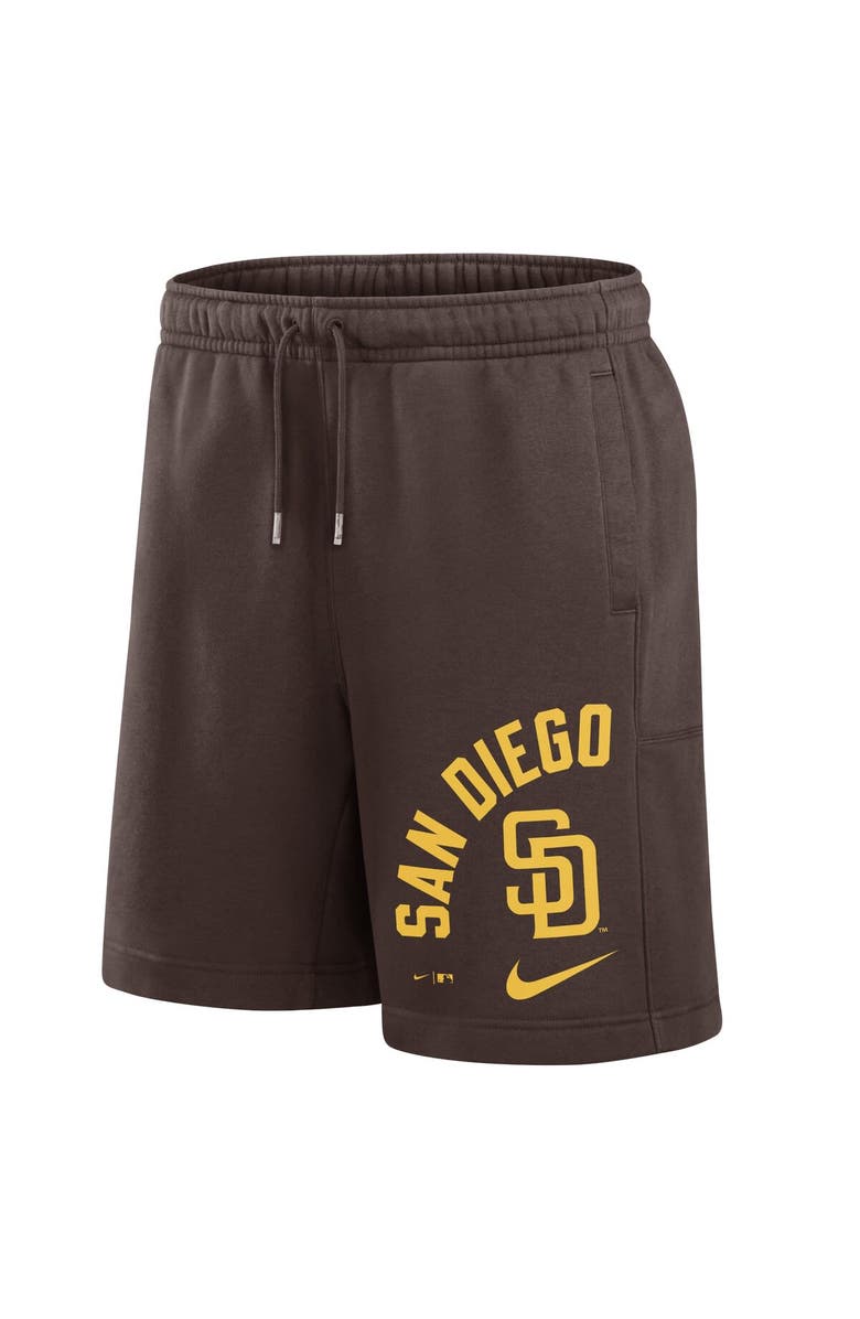 Nike Men's Nike Brown San Diego Padres Arched Kicker Shorts, Alternate, color, Brown
