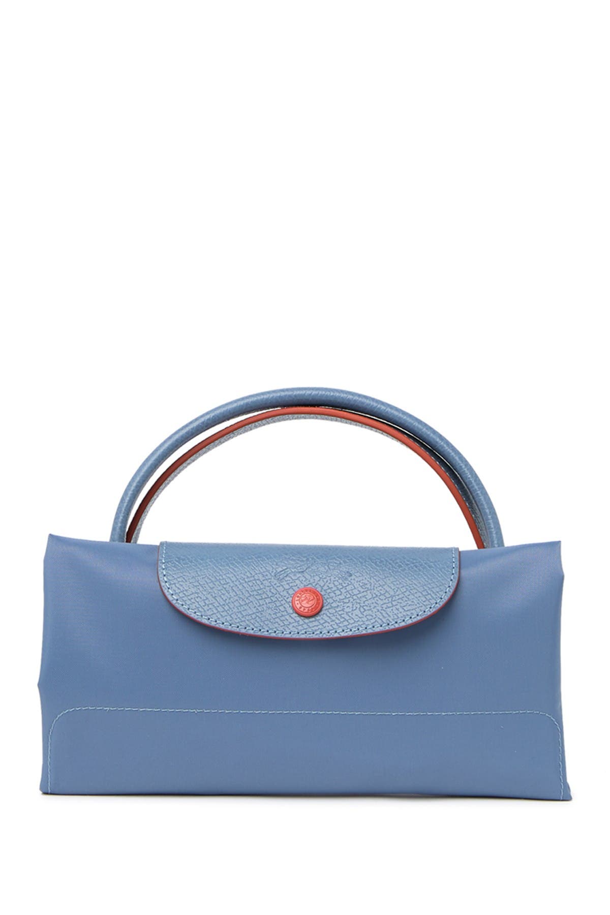 Longchamp Le Pliage Club Leather Trimmed Travel Bag, Alternate, color, 