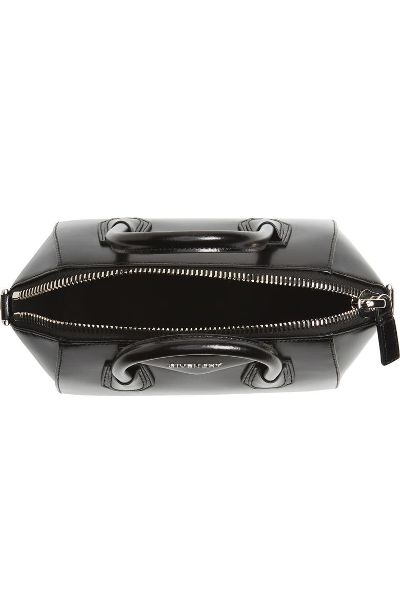 Givenchy Small Antigona Box Leather Satchel, Alternate, color,