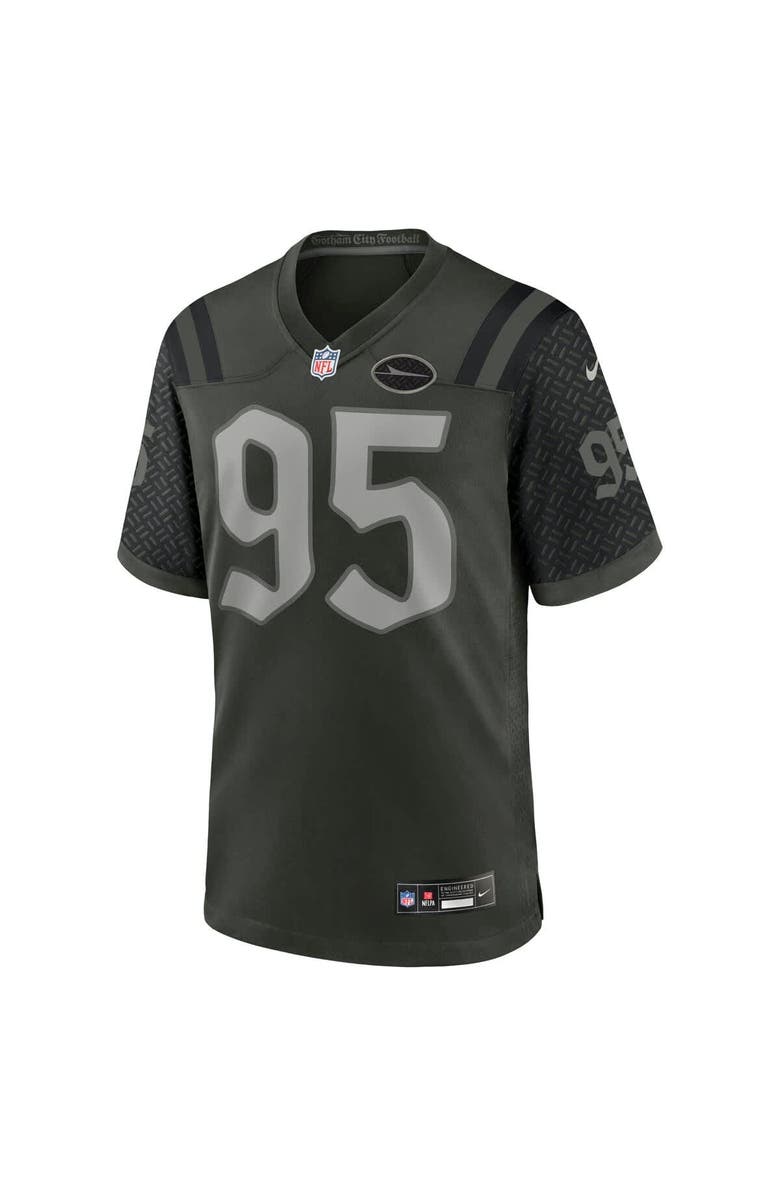 Nike Men's Nike Quinnen Williams Gotham Green New York Jets 2025 Rivalries Collection Game Jersey, Alternate, color, Green