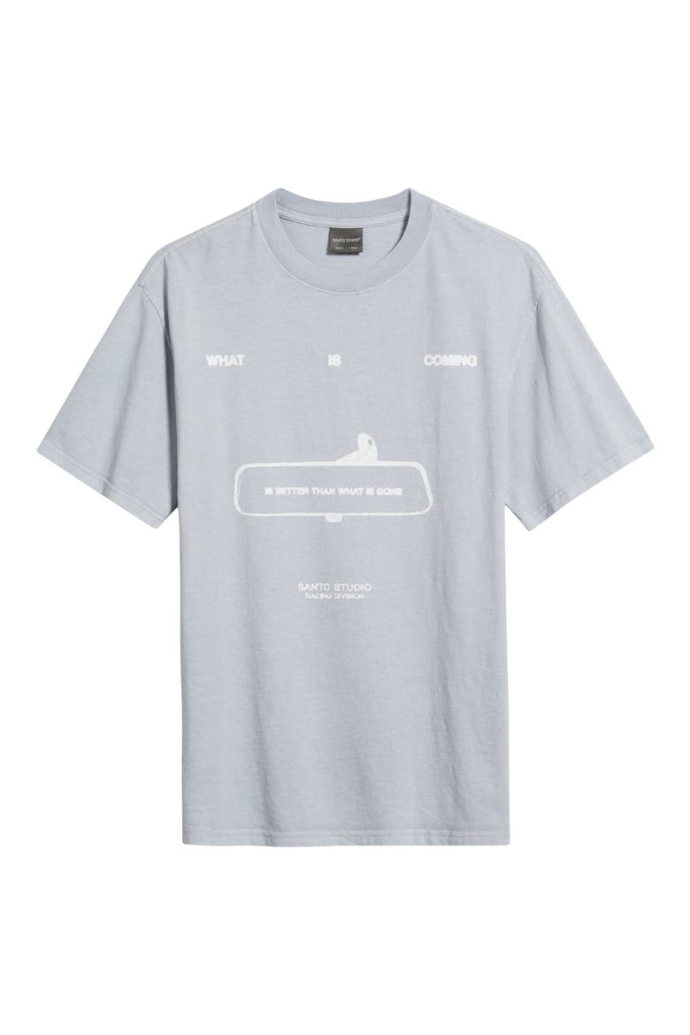 What Is Coming Graphic T-Shirt, Alternate, color, CHAMBRAY