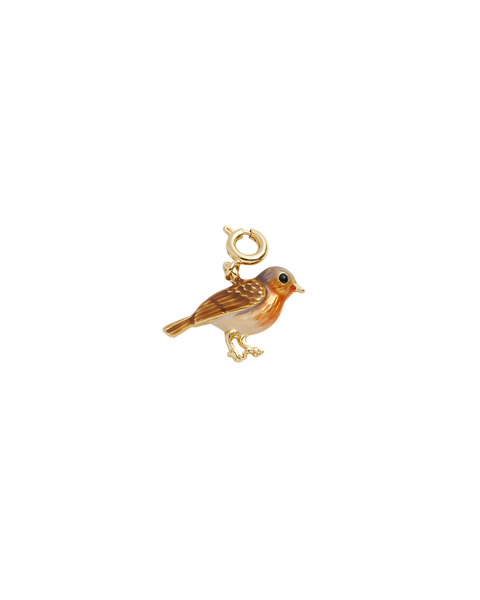 Enamel Robin Charm