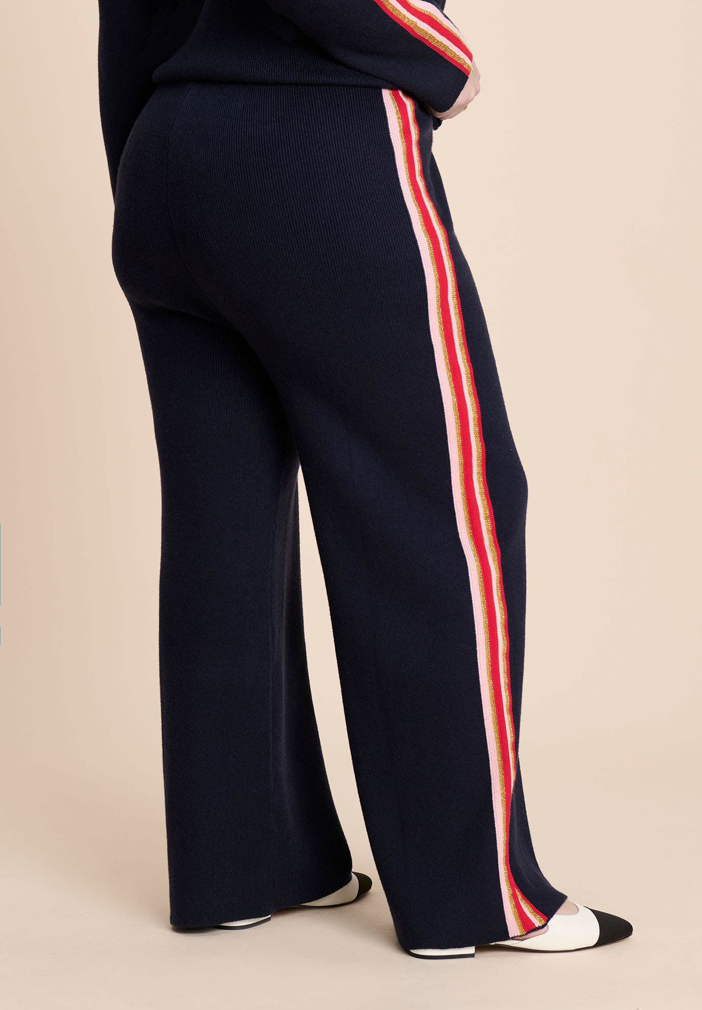 Side Stripe Sweater Pant - image 2