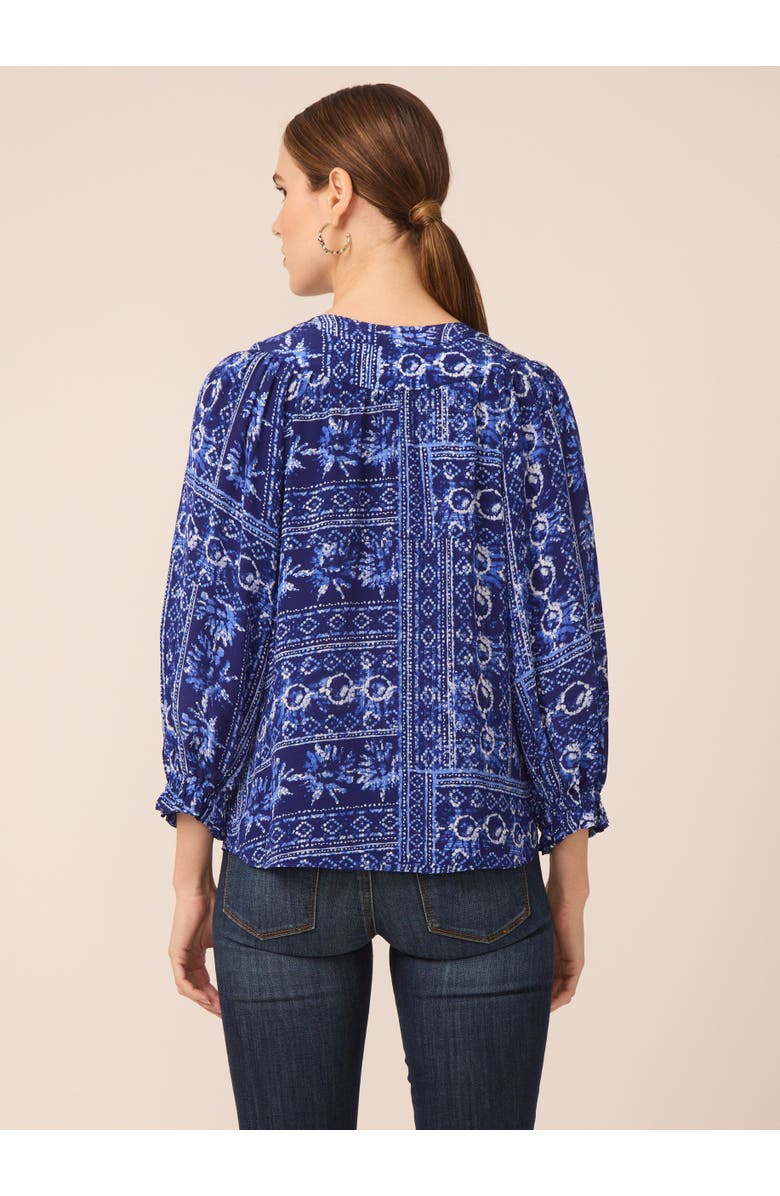 Gilner Farrar Kayla Blouse, Alternate, color, Santorini Print