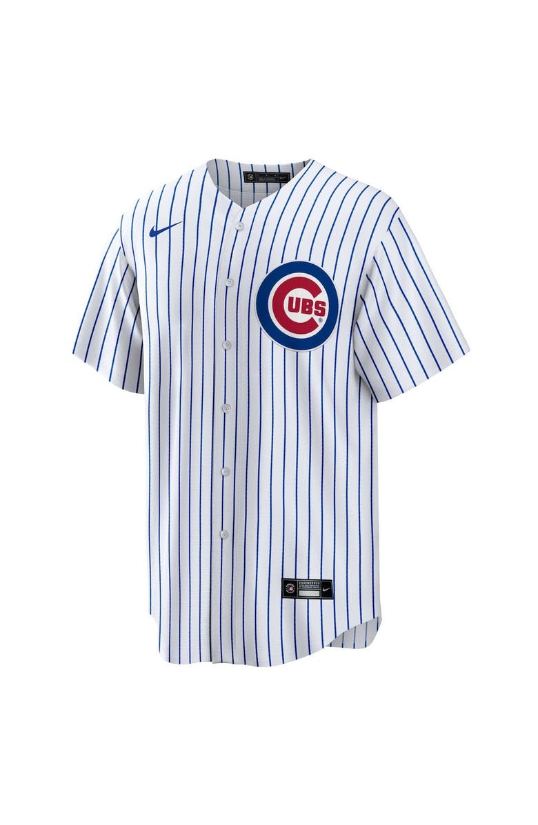 Nike Men's Nike White Chicago Cubs Home Replica Team Jersey, Alternate, color, 