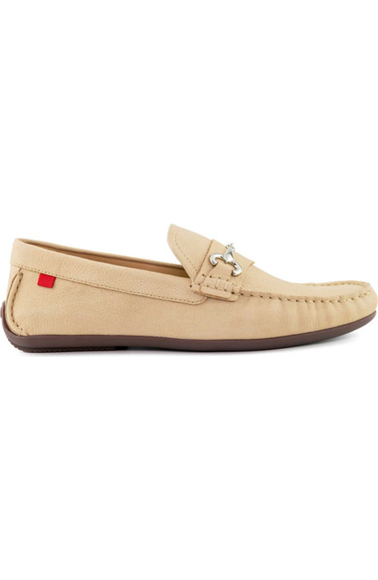 Marc Joseph New York Wall Street Leather Buckle Loafer, Alternate, color, Sand Italo Grainy