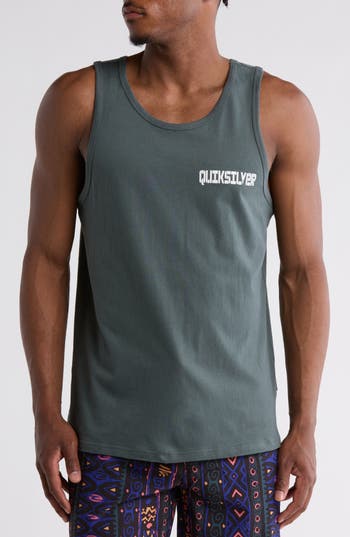Quiksilver Willis Cotton Graphic Tank In Multi