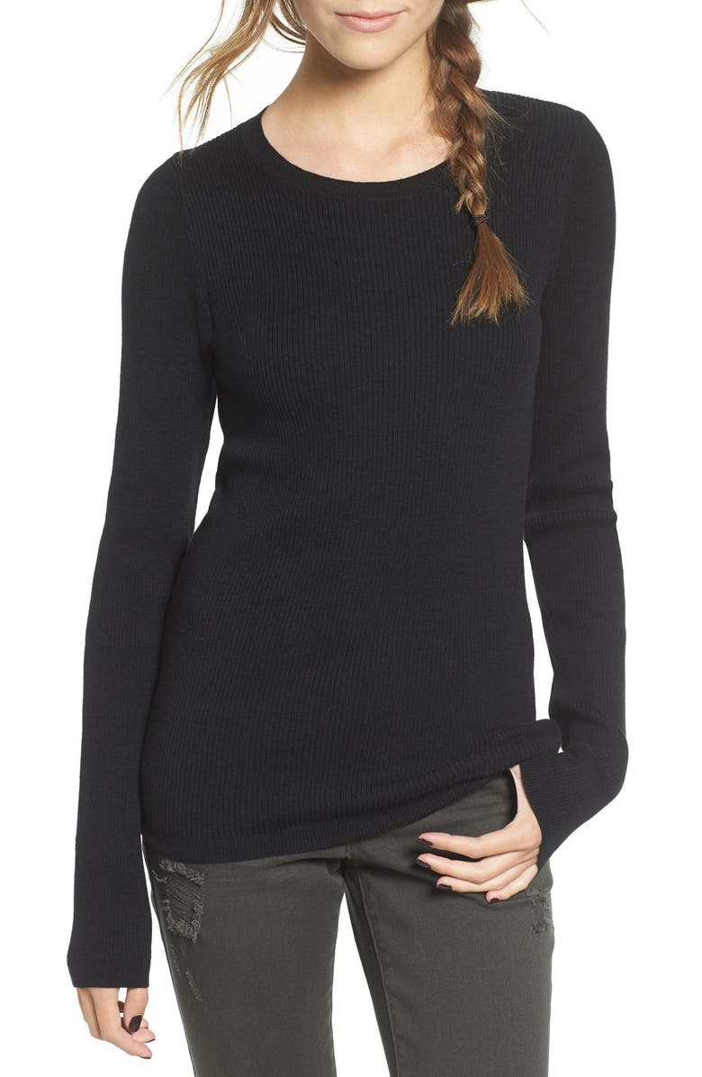 BP. Rib Knit Pullover, Main, color, 