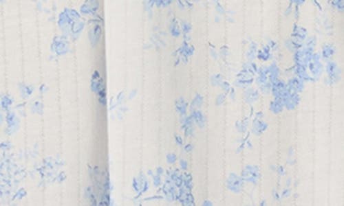 Ralph Lauren Floral Jersey Double-strap Nightgown In Blue Floral