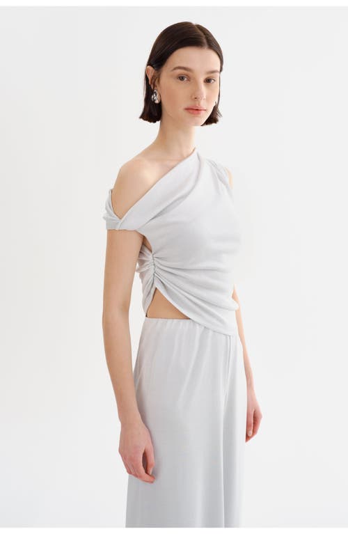Lamarque Evonne | One Shoulder Top In White