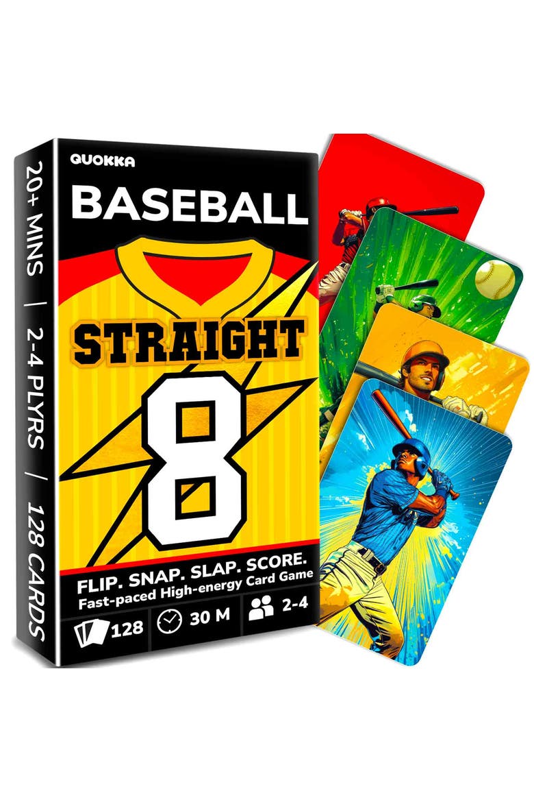 Kids and Adults Fast Paced Sports Card game, Main, color, Baseball