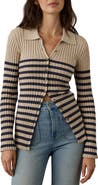Faherty Sunwashed Organic Cotton Ribbed Cardigan