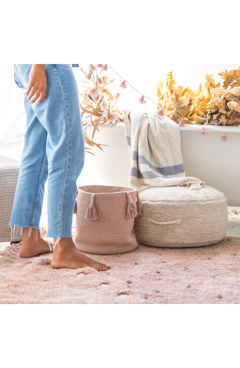 Lorena Canals Basket Woody, Alternate, color, Vintage Nude Linen