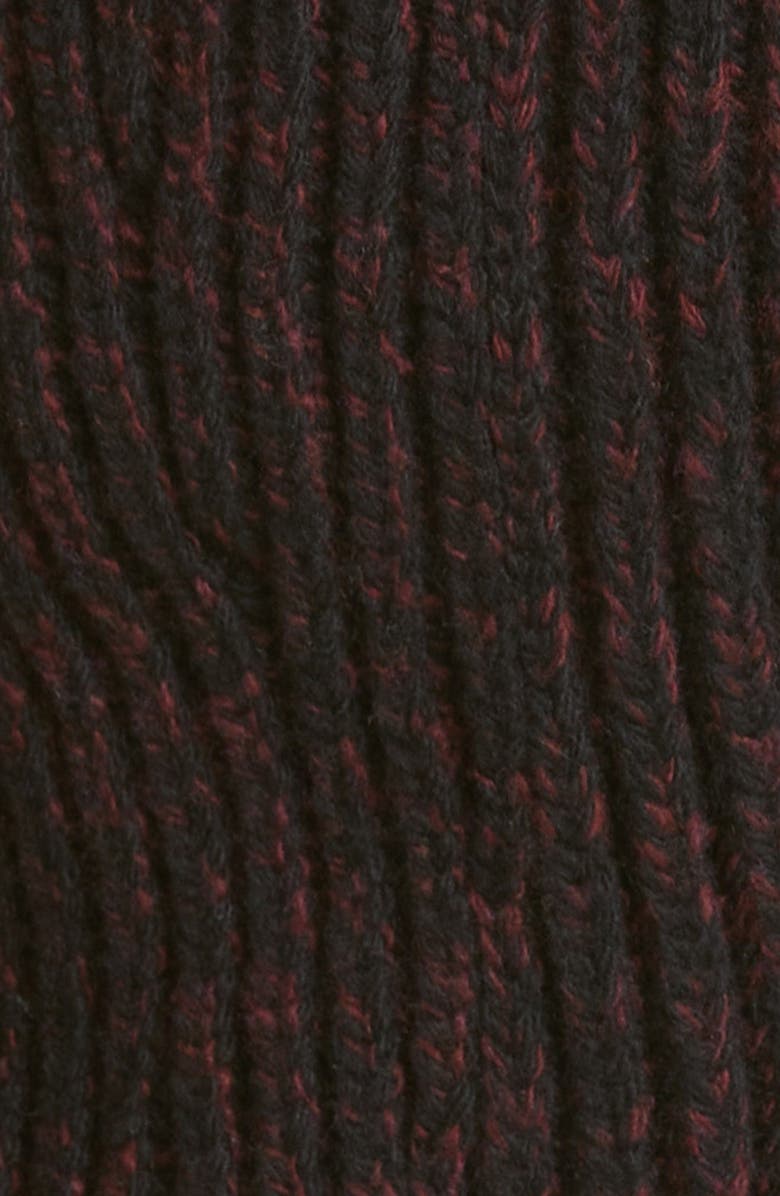 McQueen Alexander McQueen Anemone Intarsia Rib Wool Zip Sweater, Alternate, color,