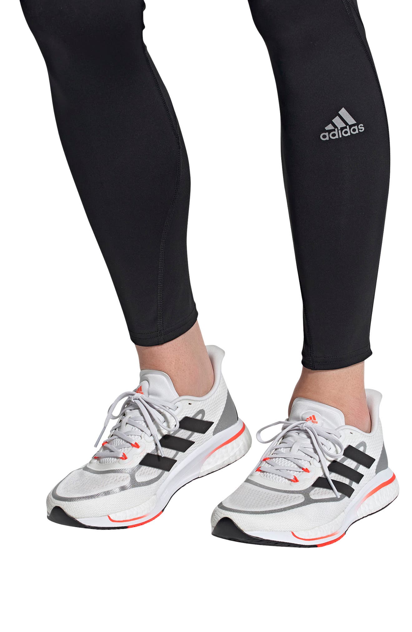Supernova Running Shoe, Alternate, color, FTWR WHITE/BLACK/SOLAR RED