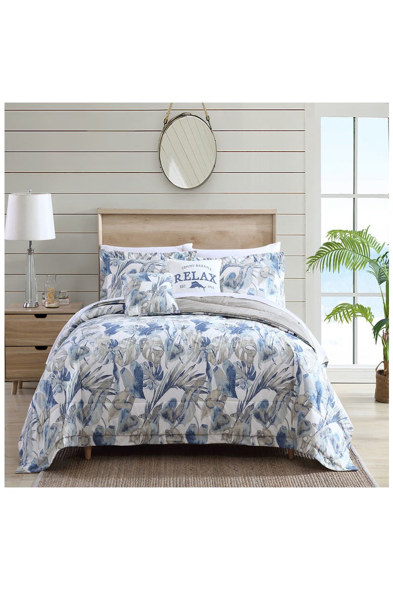 Raw Coast Cotton Comforter & Sham Set, Alternate, color, CHAMBRAY BLUE