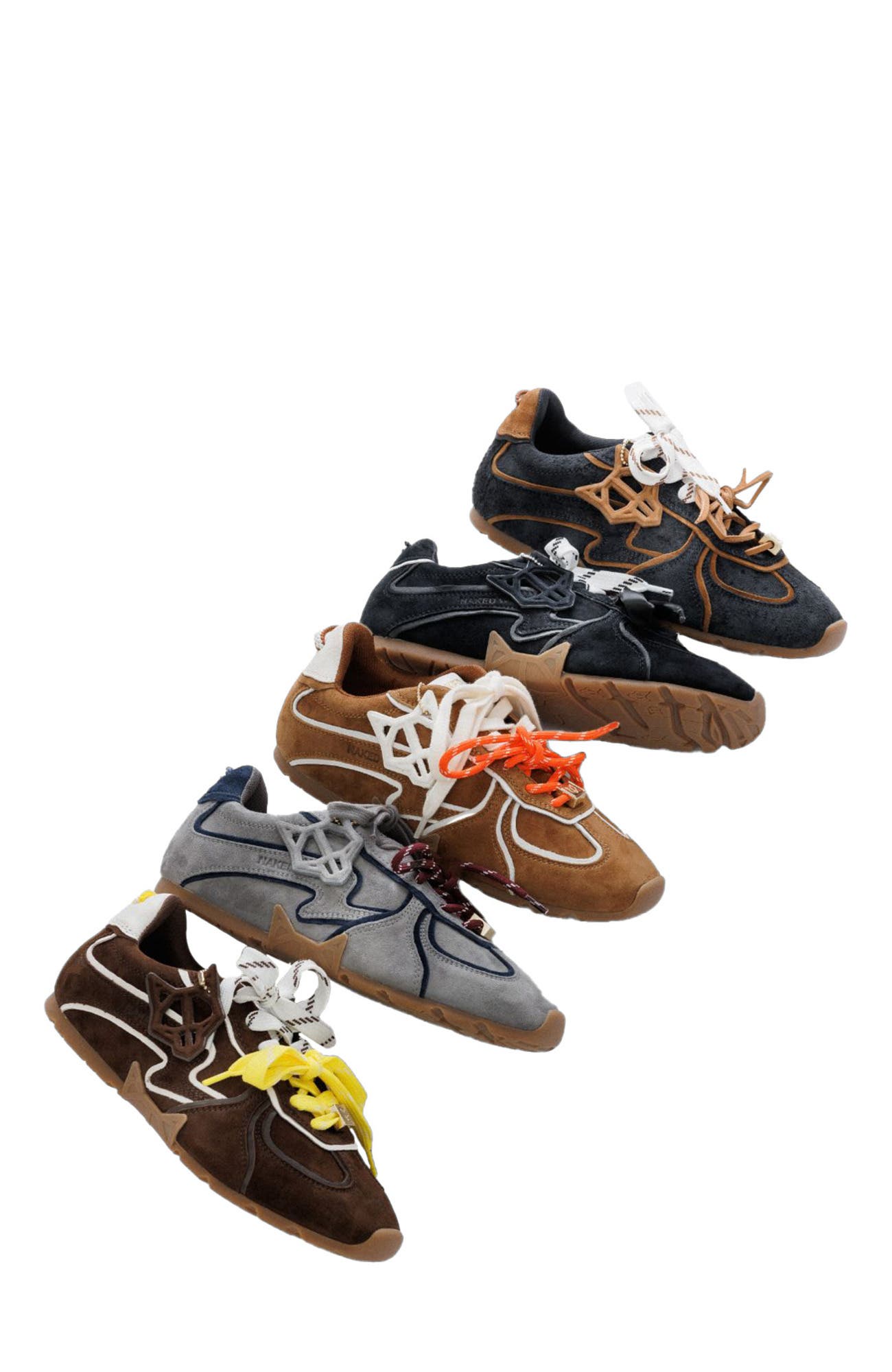 Adored Mesh Sneaker, Alternate, color, Brown Suede