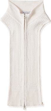 Veronica Beard Coupe Pointelle Knit Wool Blend Dickey