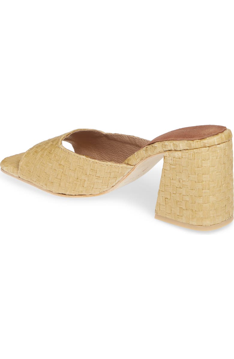 Jeffrey Campbell Mélange Raffia Slide Sandal, Alternate, color,