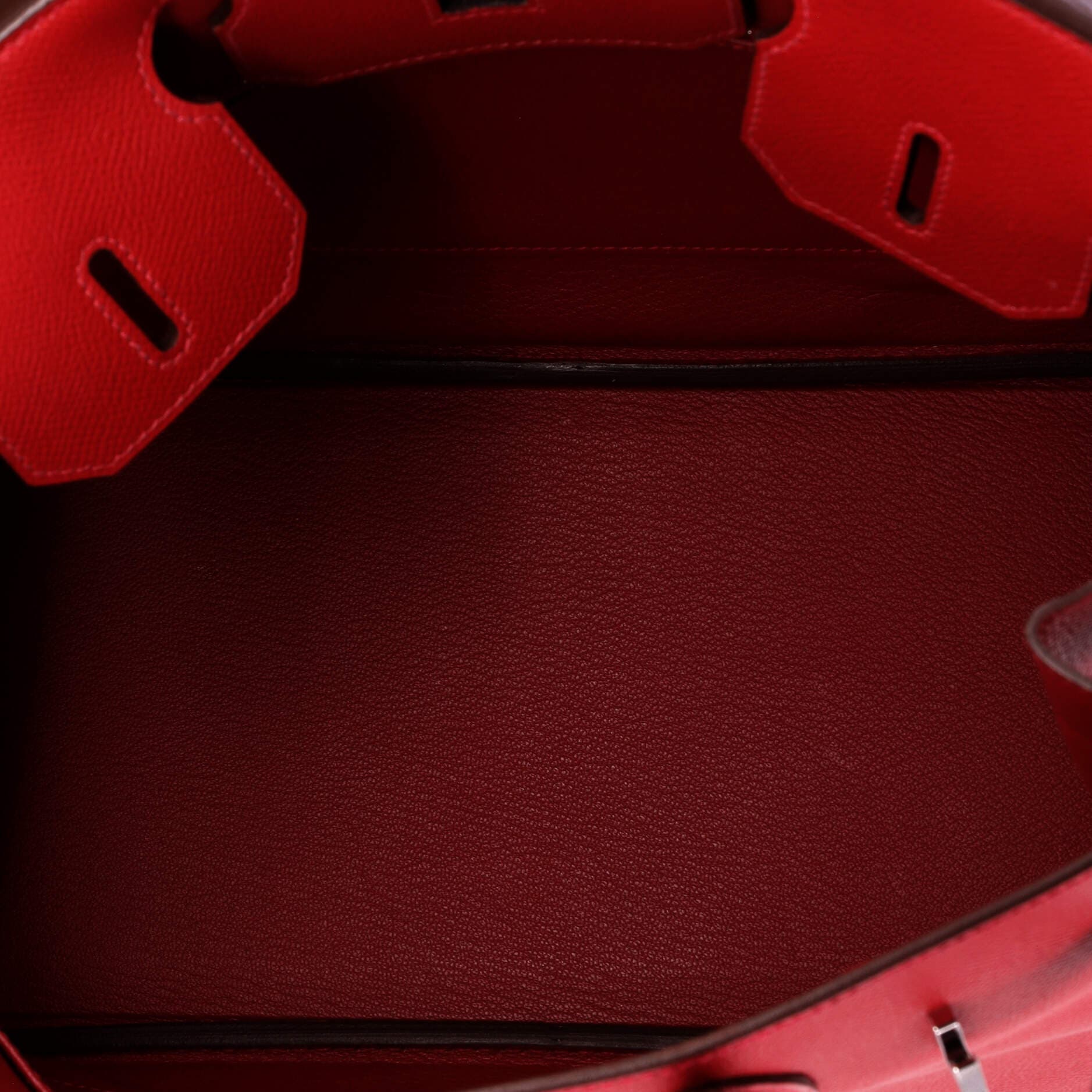 Pre-Owned Hermes Birkin Handbag Red Epsom with Palladium Hardware 30, Alternate, color, Rouge Vif