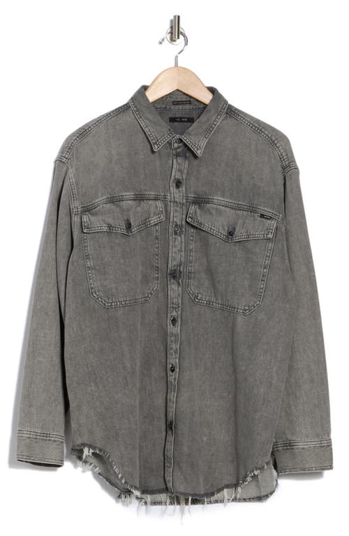 MOTHER MOTHER THE LAZY SUNDAY COTTON BUTTON-UP SHIRT 