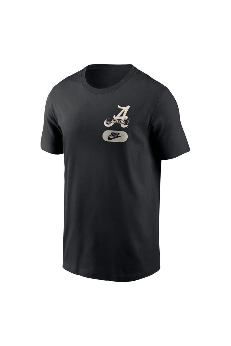 Men's Nike Black Alabama Crimson Tide Fashion T-Shirt, Alternate, color, Black