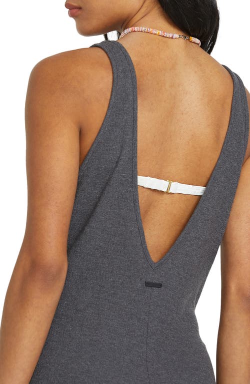 Shop Billabong Never Better Cover-up Romper In Black Pebble