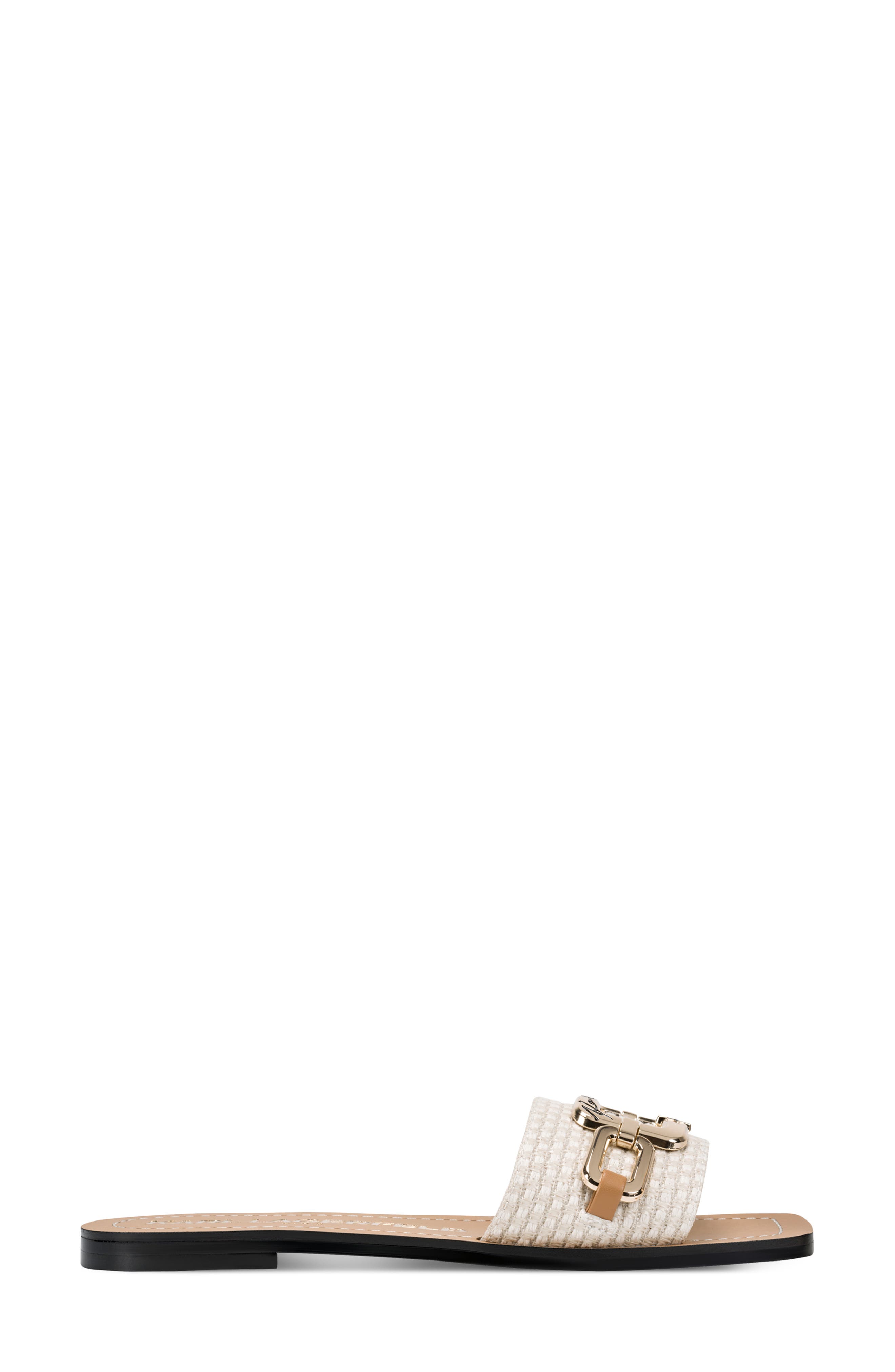 KARL LAGERFELD PARIS Marzella Slide Sandal, Alternate, color, Cream