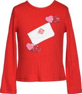 Truly Me Kids' Love Letter Rib T-Shirt