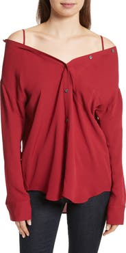 Theory Tamalee Silk Shirt