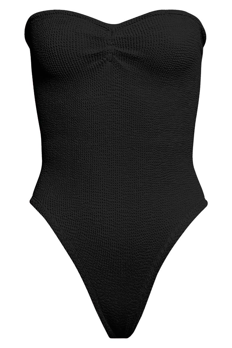 Brooke One-Piece Strapless Swimsuit, Alternate, color, BLACK