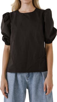 English Factory Puff Sleeve Top